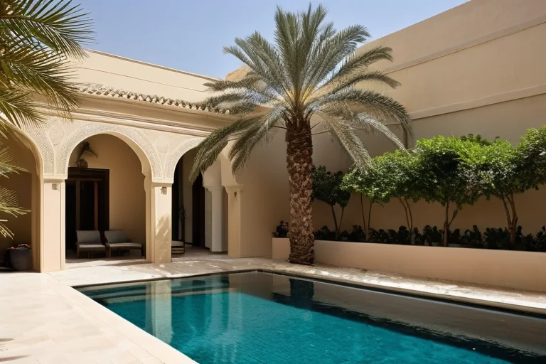 Poolside Landscape visual note